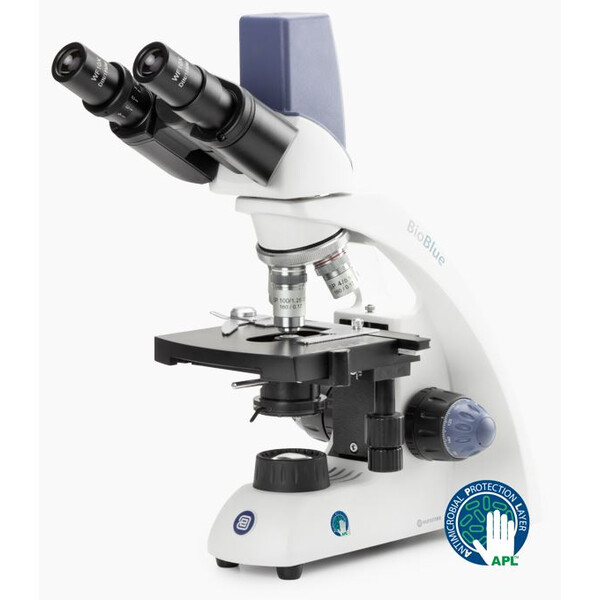 Euromex Microscope BioBlue, BB.4263-T, bino, Tablet SMP, 4/10/S40/S60x, mechcanical stage,1 W NeoLED