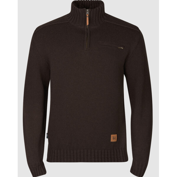 Härkila Annaboda 2.0 HSP knitted sweater, Demitasse brown, size XXL