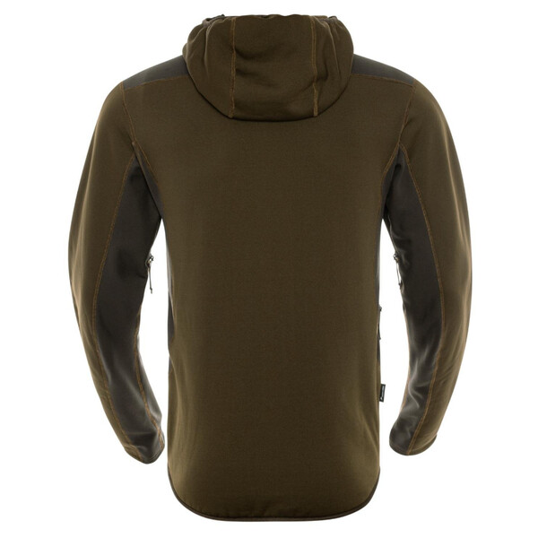 Härkila Deer Stalker Fleece Hoodie, Willow green/Shadow brown, size XXL