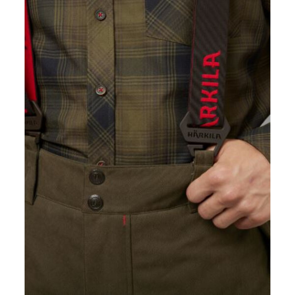 Härkila Driven Hunt HWS Insulated Trousers, Willow Green, size 52