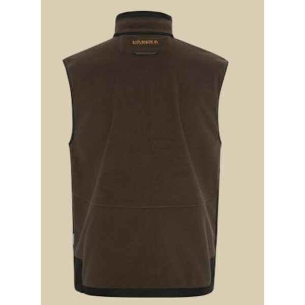 Härkila Kamko fleece vest, brown/red, size L