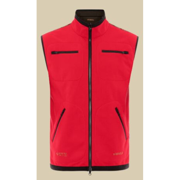 Härkila Kamko fleece vest, brown/red, size L
