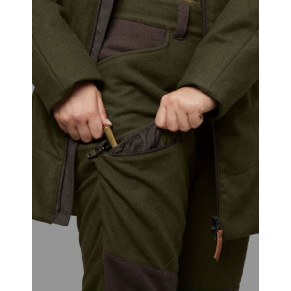 Härkila Metso Winter Trousers for Women, Willow Green/Shadow Brown, Size 38