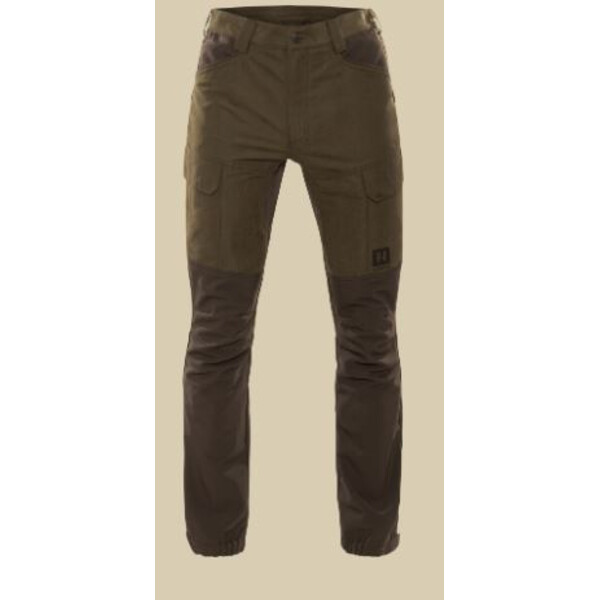 Härkila Scandinavian trousers, Willow green/Deep brown, size 50