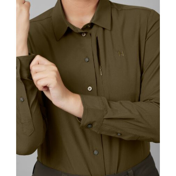 Härkila Trail Blouse, Willow green, size XL