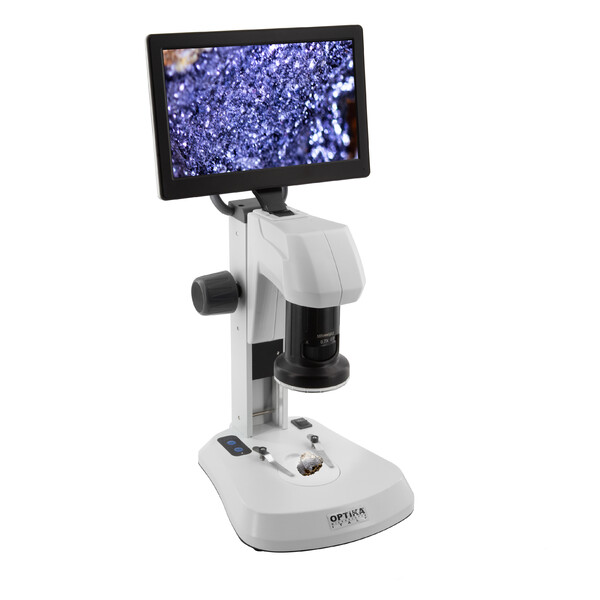 Optika , Microscope, SFX-85V, Digital Zoom, 9" monitor, 8x-54x, LED, reflected and transmitted light