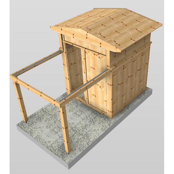Dome Parts GreenLine MS-20 observatory with rolling roof