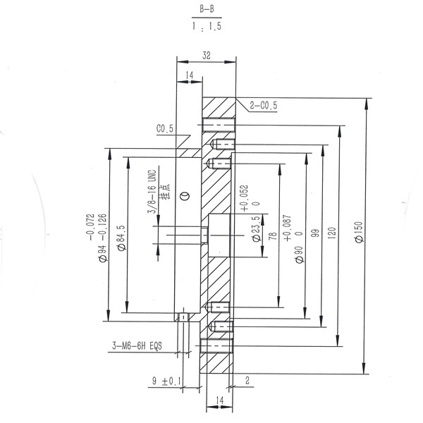 Omegon iOptron mounting adapter for Pro column