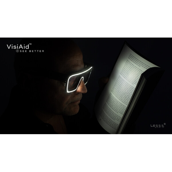 LESS VisiAid, Illuminated Glasses, Complete Set, Desktop