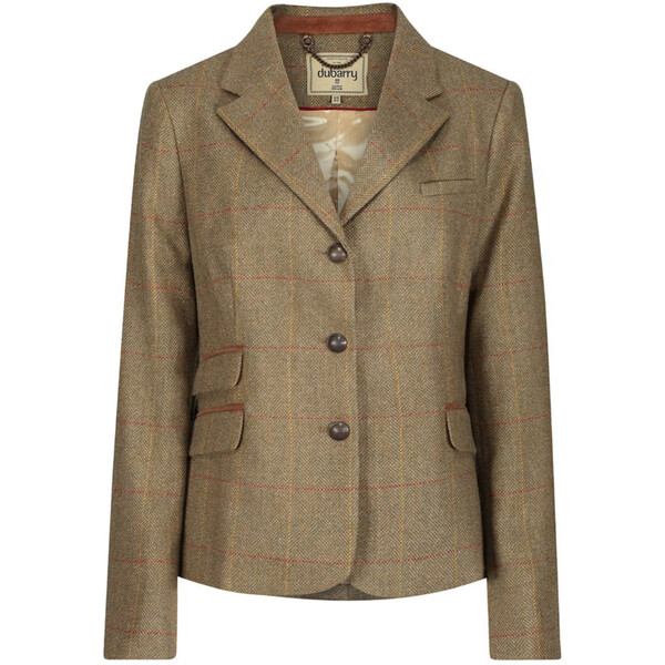 Dubarry of Ireland Buttercup Elm tweed jacket, size 38