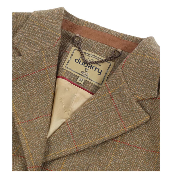 Dubarry of Ireland Buttercup Elm tweed jacket, size 38