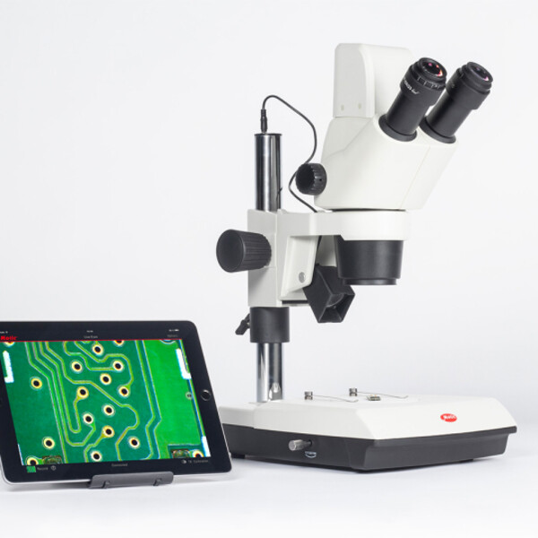 Motic Microscope SMZ-171iX, digital, 7.5x-50x, w.d. 110mm, 4 MP, 1/3", Wifi/Lan