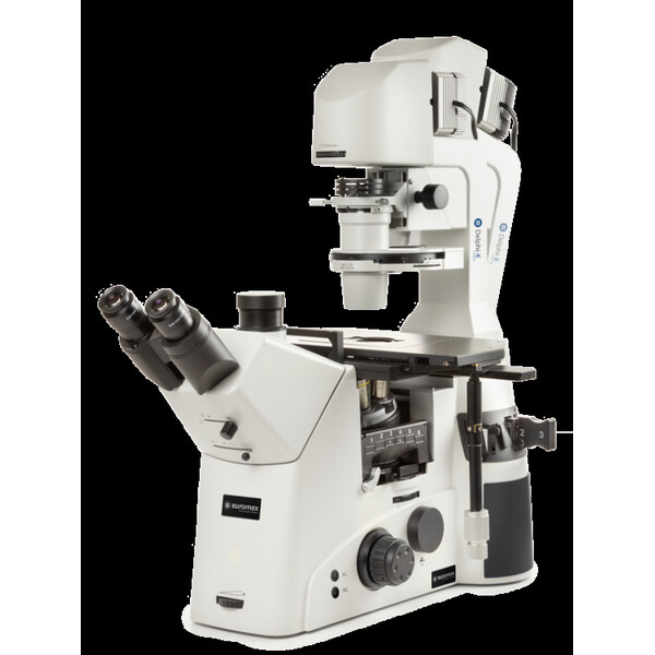 Euromex Inverted microscope DI.1053-PLPHFi, trino, 100-400x, IOS, LED