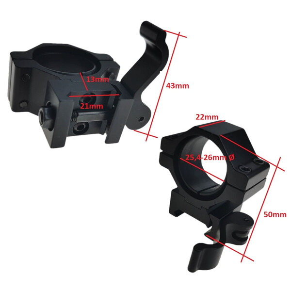 Maximtac Picatinny lamp mount