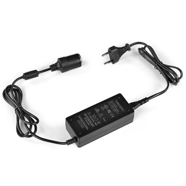 Omegon Universal 12V/6A Euro power supply unit with cigarette lighter socket