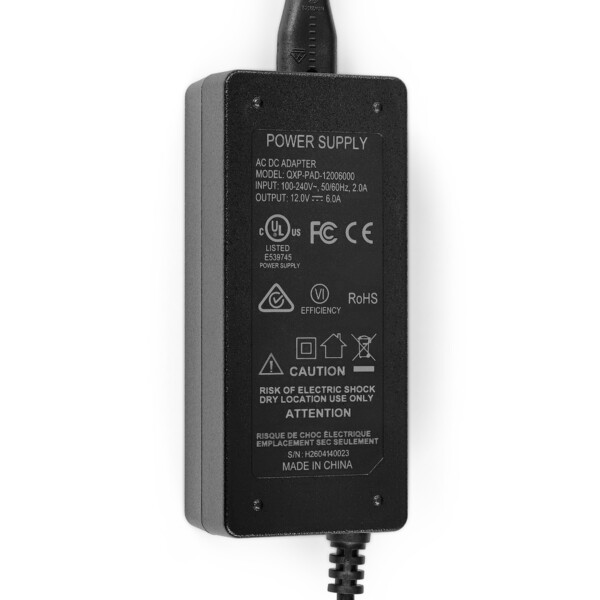 Omegon Universal 12V/6A Euro power supply unit with cigarette lighter socket