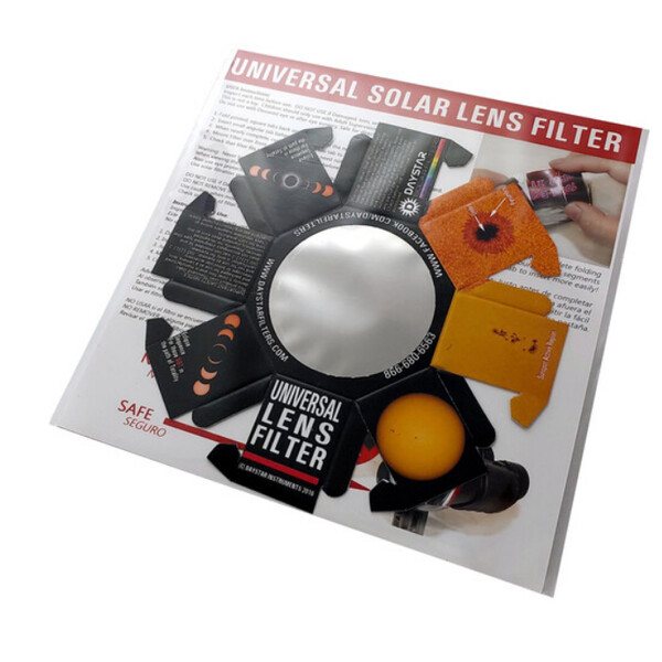 DayStar Solar Filters White-Light Universal Lens (2-Pack, 50-69 mm)
