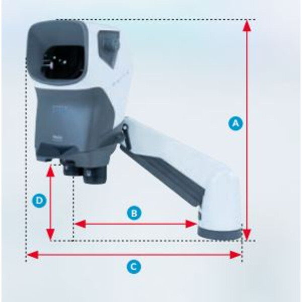Vision Engineering Stereo microscope MANTIS IOTA with "Verso universal tripod" (without lenses) SMI200