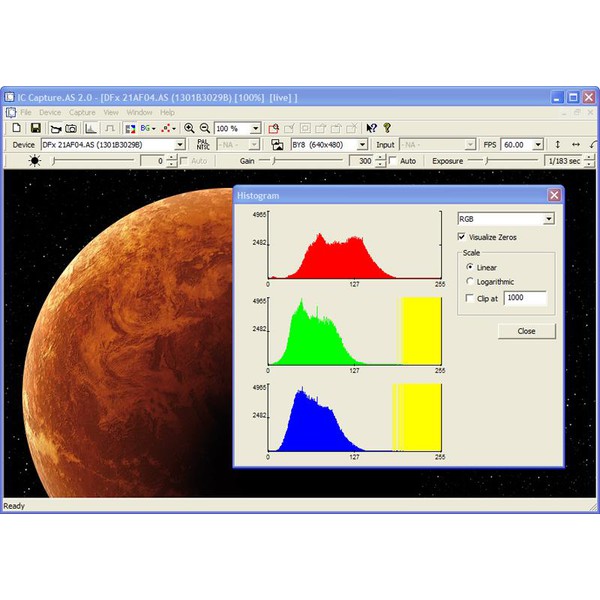 The Imaging Source FireWire color camera, 1/3 " CCD, 1280x960, 15fps