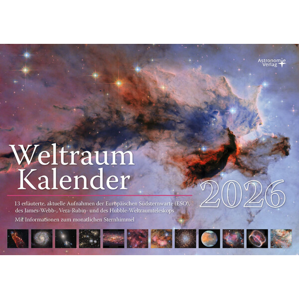 Astronomie-Verlag Calendar Weltraum-Kalender 2026