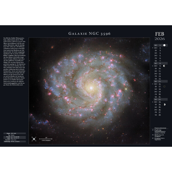 Astronomie-Verlag Calendar Weltraum-Kalender 2026