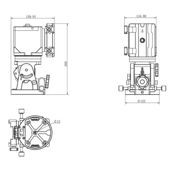iOptron Mount HAE43C-EC AZ/EQ dual SWG