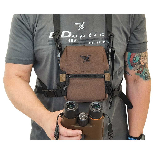 DDoptics Binoculars bag harness, brown
