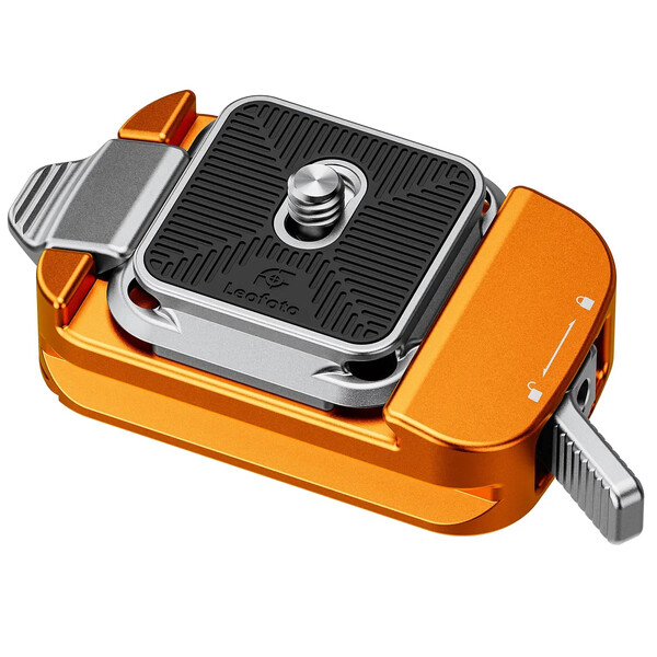 Leofoto Fast coupling QF-02+QP-38 Orange