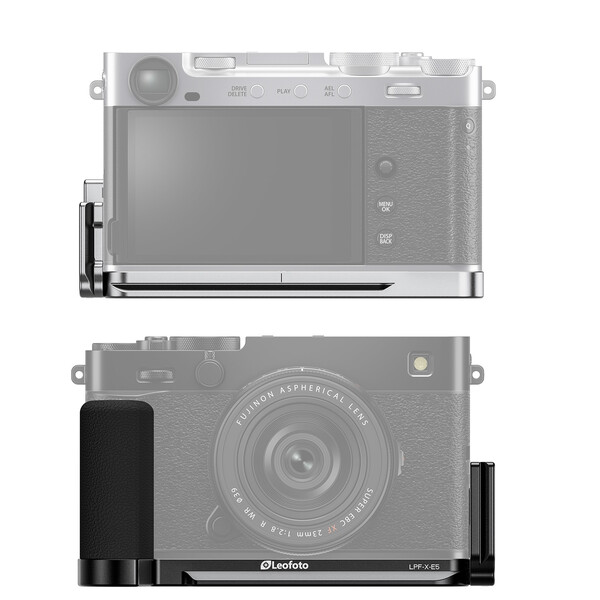 Leofoto L-bracket LPF-X-E5 suitable for Fujifilm X-E5 black