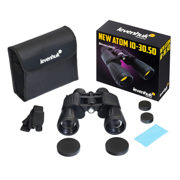 Levenhuk Zoom binoculars New Atom 10-30x50
