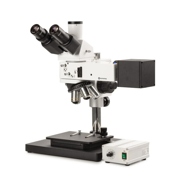 Euromex Microscope Mikroskop BS.4053-PLMRi-BD, trino, HF, DF, plan, infinity, 50x-500x, 10x/22, LED, AL