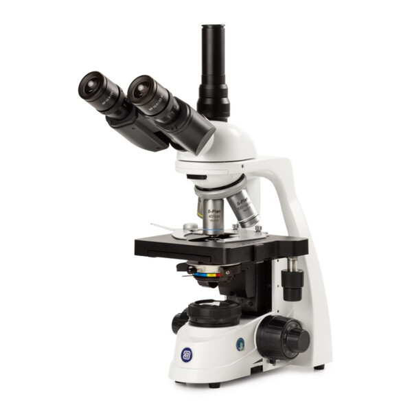 Euromex BlueScope BL.1153 microscope, trino, INFINITY, semi-plan 40-1000x, 10x/22, DL, LED