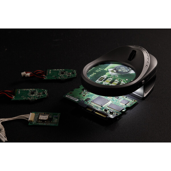 FPS Micro Mouse electronic magnifying glass – 5x to 10x zoom, camera, UV light & 2.8" display