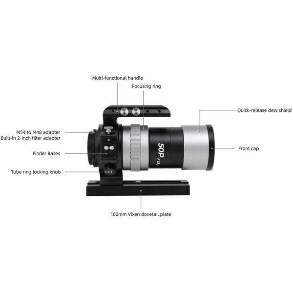 Askar Apochromatic refractor AP 50/190 F3.8 50P