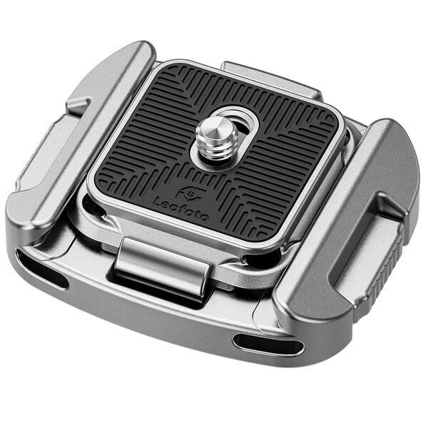 Leofoto Fast coupling QF-01+QP-38 silver