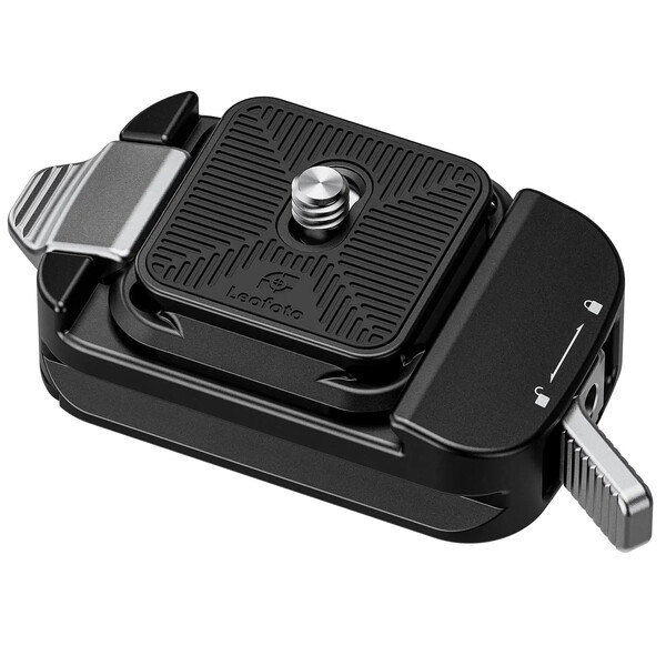 Leofoto Fast coupling QF-02+QP-38 black