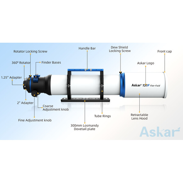 Askar Apochromatic refractor AP 131/983 131F Flatfield