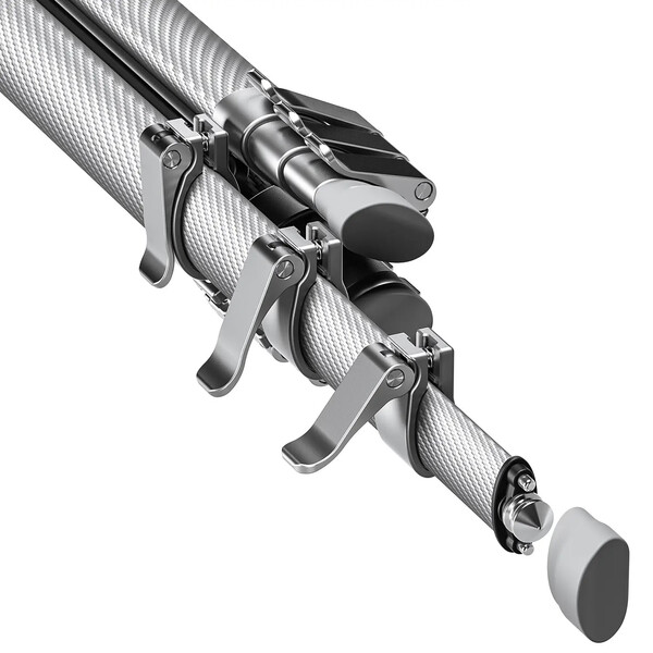 Leofoto Carbon tripod AZ-204C+LH-30R Azure Full Silver