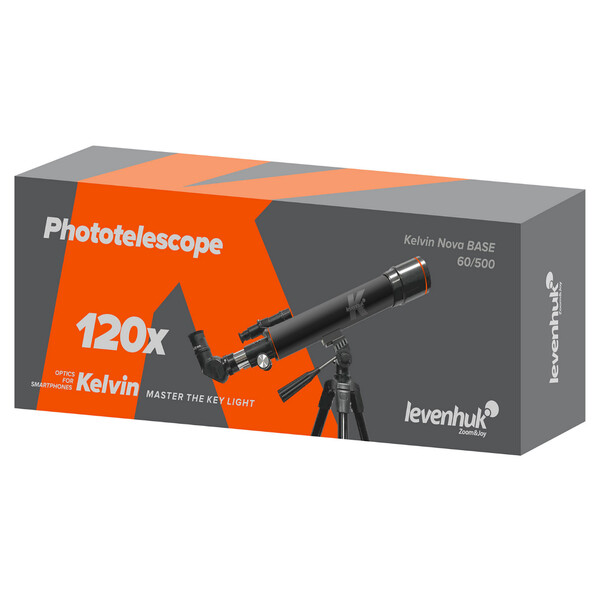 Levenhuk Telescope Teleskop AC 60/500 Kelvin Nova BASE
