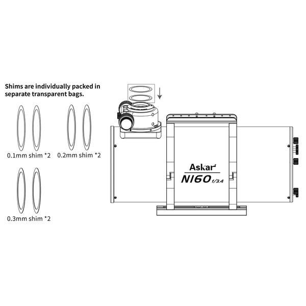 Askar Telescope N 160/576 N160 Astrograph
