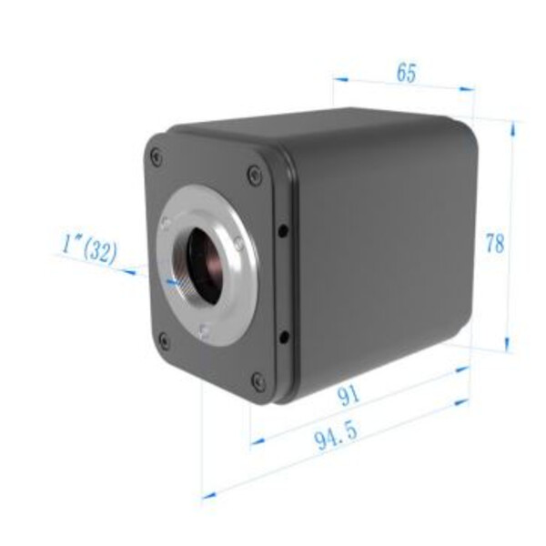 ToupTek ToupCam X5FCAM4K8MPA camera: 4K autofocus, colour, CMOS, 1\1.8", 2 µm, 60 fps, 8 MP, HDMI, USB 3.0