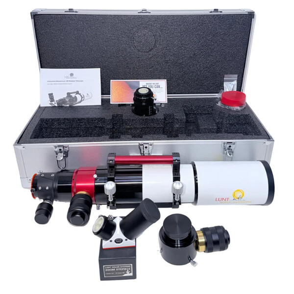 Lunt Solar Systems Solar telescope ST 100/700 LS100MT Ha / B1800 PT DS Premium PLUS Kit