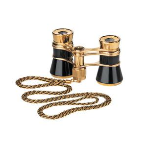 Eschenbach Opera glasses Glamour 3x25 black-gold with chain