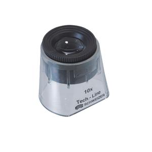 Schweizer Magnifying glass Tech-Line vario-focus 10x mounted magnifier