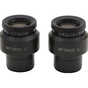 Optika ST-144 WF25X / 9mm eyepieces (pair) for Modular Series SZN microscope heads