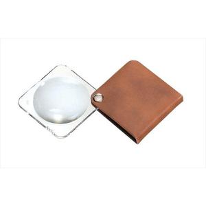 Eschenbach Magnifying glass Classic 60mm folding magnifier, bronzite brown