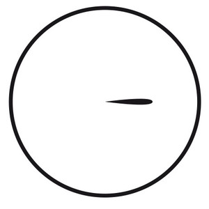 Motic Micrometer scale plate eyepiece pointer (25mm diameter)