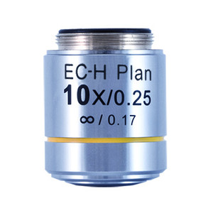 Motic CCIS planachromatic EC-H PL 10X / 0.25 (WD = 17.4mm) microscope objective