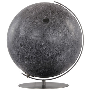 Columbus Moon globe, 40cm, hand finished