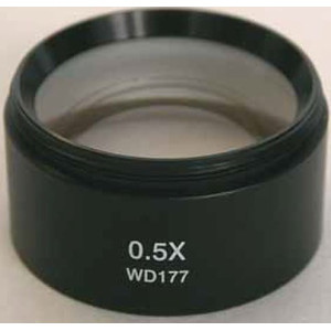 Optika Objective Objektiv Zusatzlinse ST-103, 0,5x 8 (w.d.177mm) für SZN-Köpfe